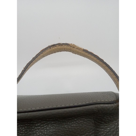 Michael Kors Bedford Pebbled Leather Medium Pocket Tote Shoulder Bag Gray - Picture 8 of 14